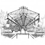Illustrations jardins nantais - Ile de Nantes - Les fonderies
